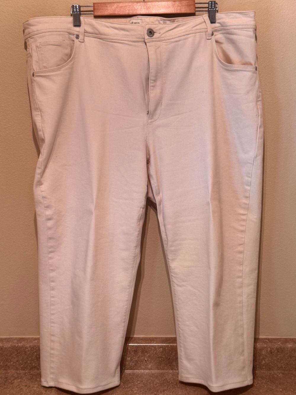 J. Jill "Heritage Style" Cropped Denim Pants - Women's Plus Size 24W
